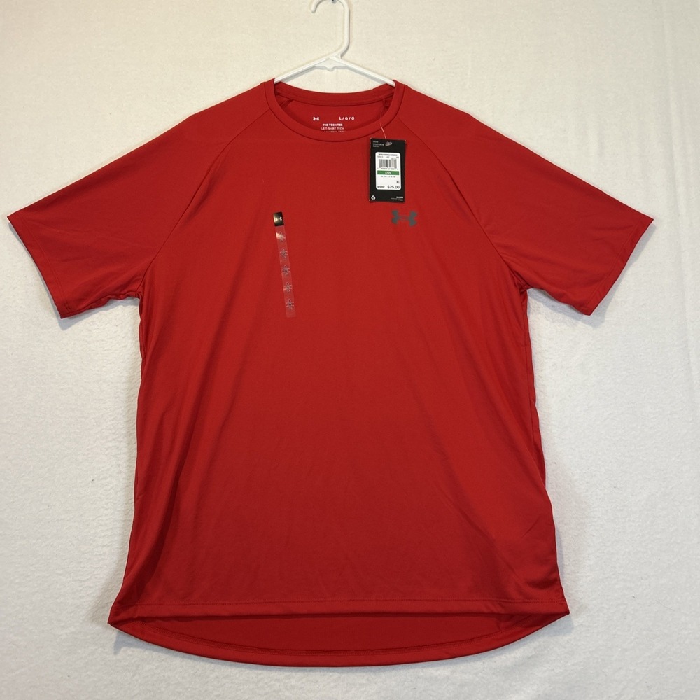 Under Armour 1326413 Mens Training Tech 2.0 T-Shirt Short Sleeve Large RED
